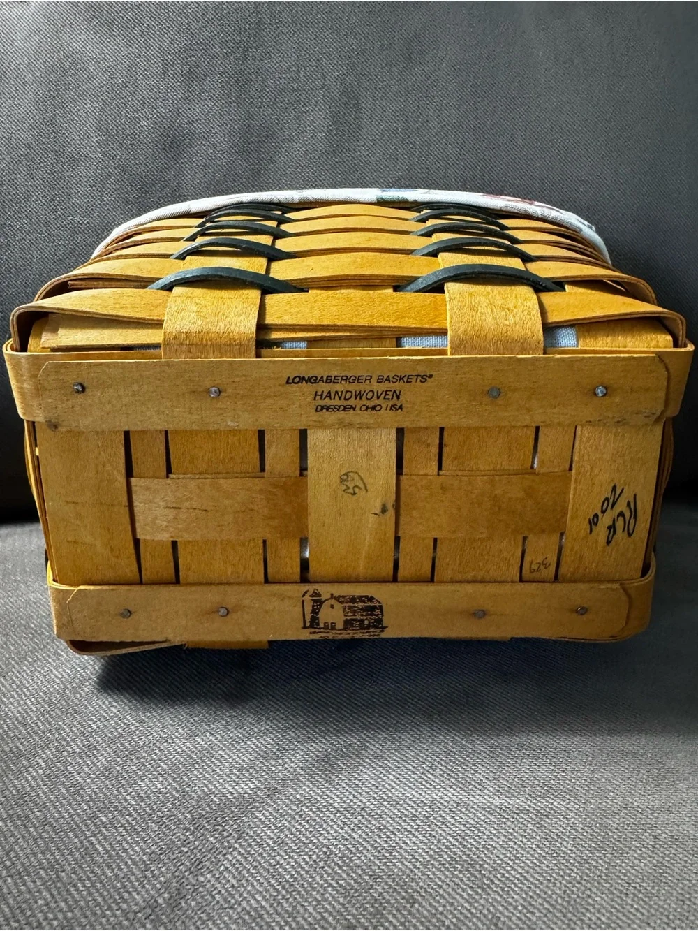 Longaberger woven storage